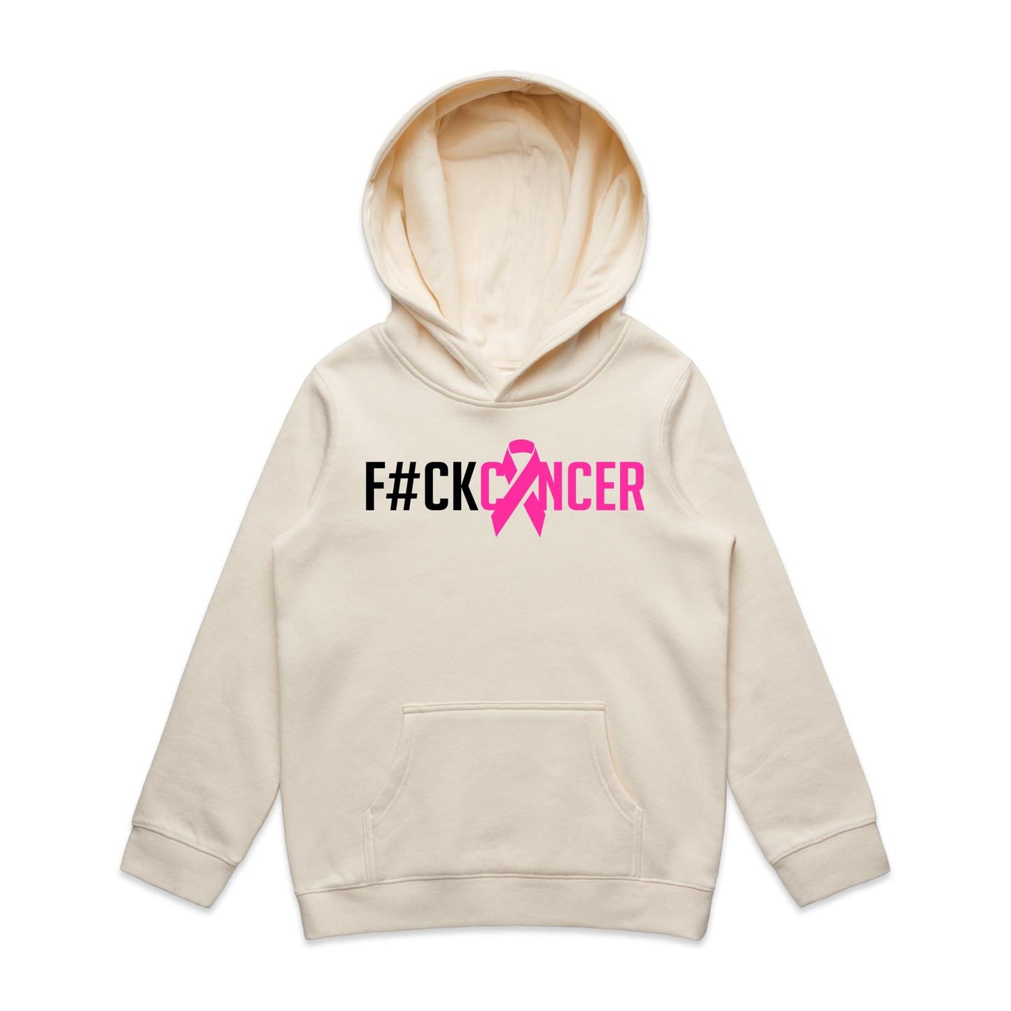F#CK Breast Cancer - Youth Hoodie