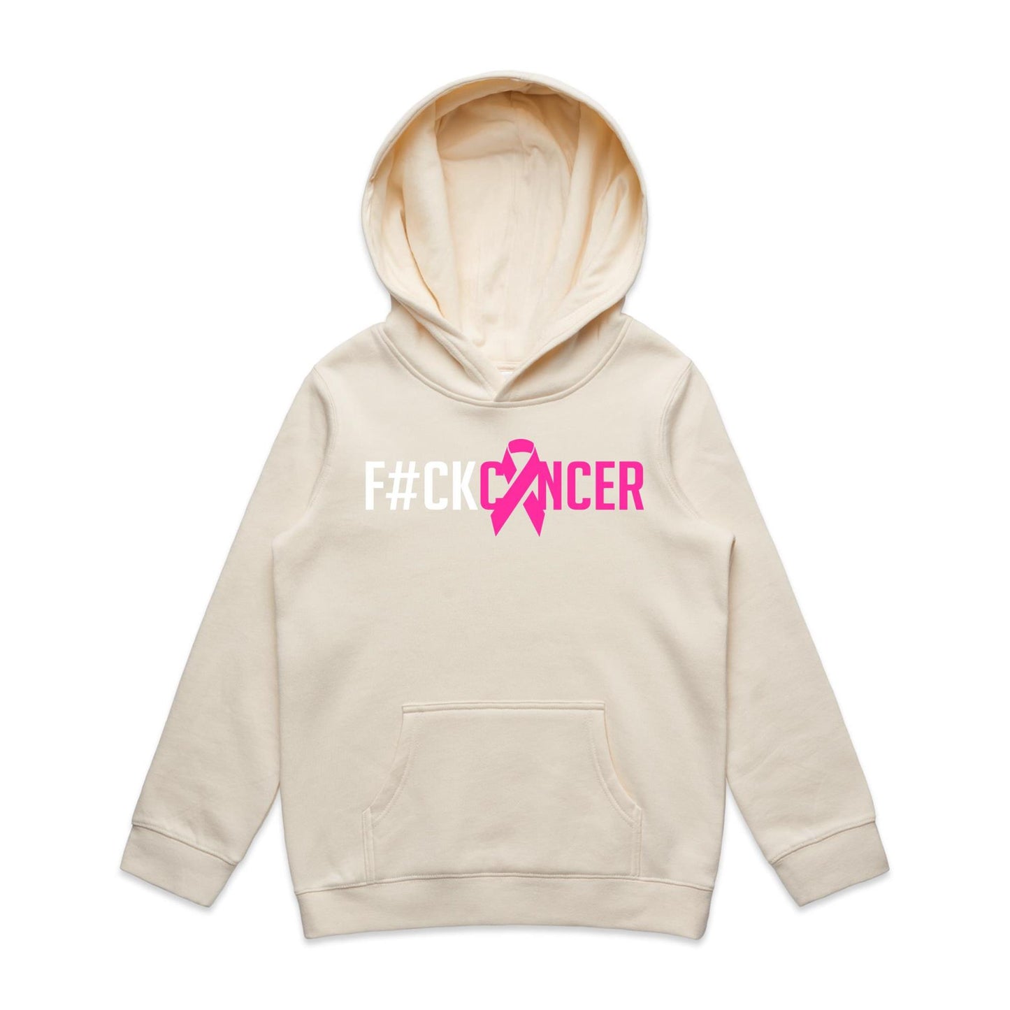 F#CK Breast Cancer - Youth Hoodie