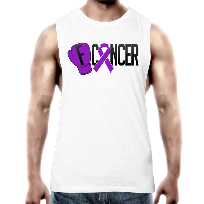 Pancreatic Cancer Mens Tank Top Tee