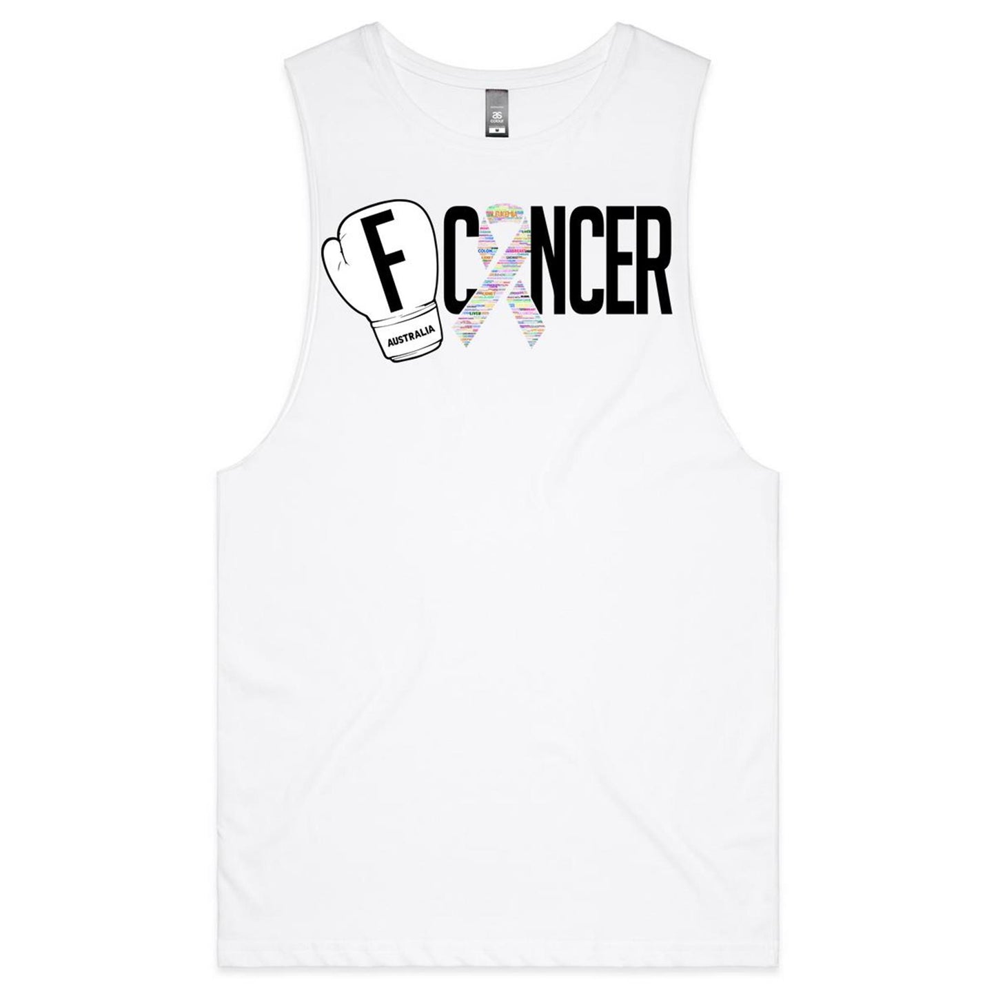 FCancerAus Mens Tank Top Tee