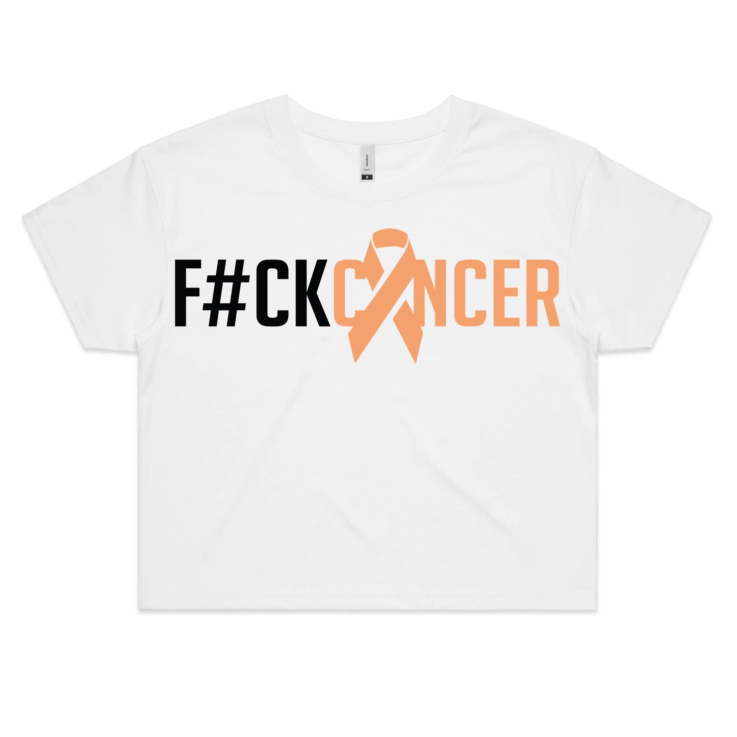 F#CK Uterine Cancer Women's Crop Tee