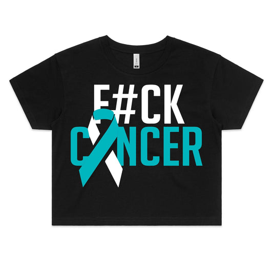 F#CK Cervical Cancer Women's Crop Tee