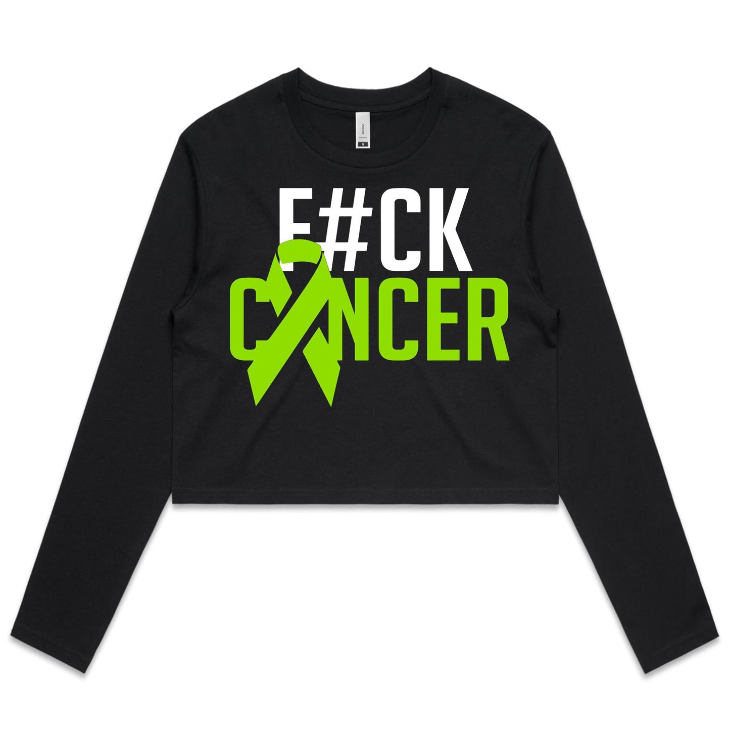 F#CK Lymphoma Women's Long Sleeve Crop Tee