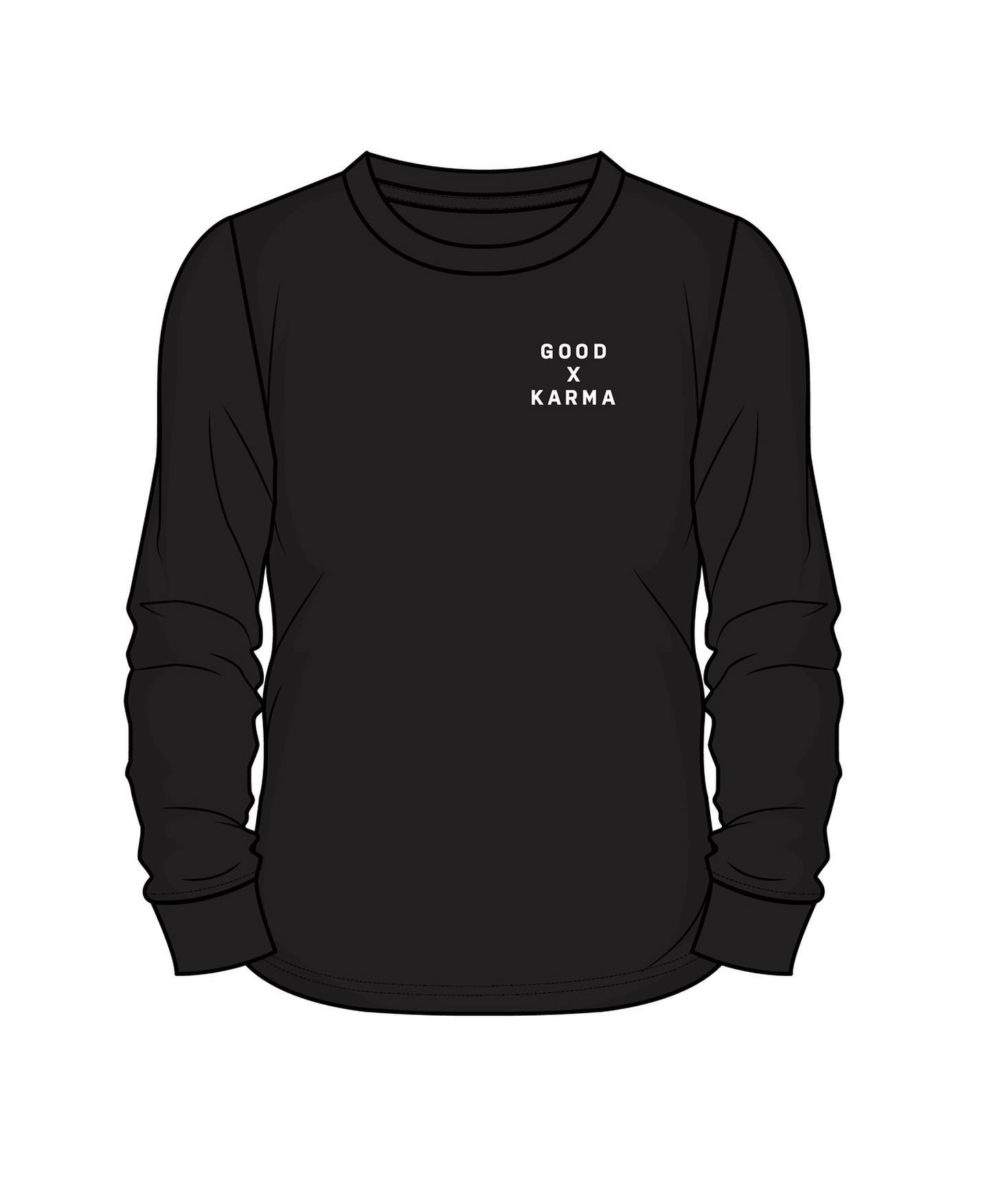 GOOD X KARMA/ F#CANCER ADULTS LONG SLEEVE TEE