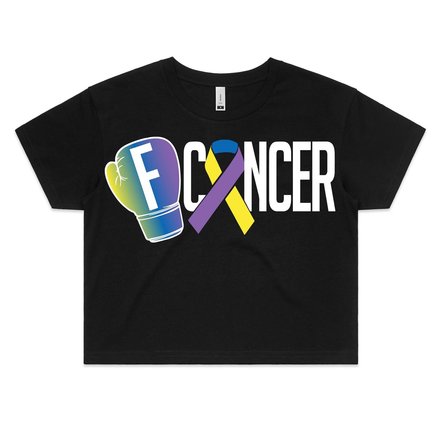 Bladder Cancer Women's Crop Tee