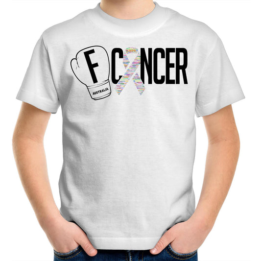 FCancerAus Kids Youth Crew T-Shirt