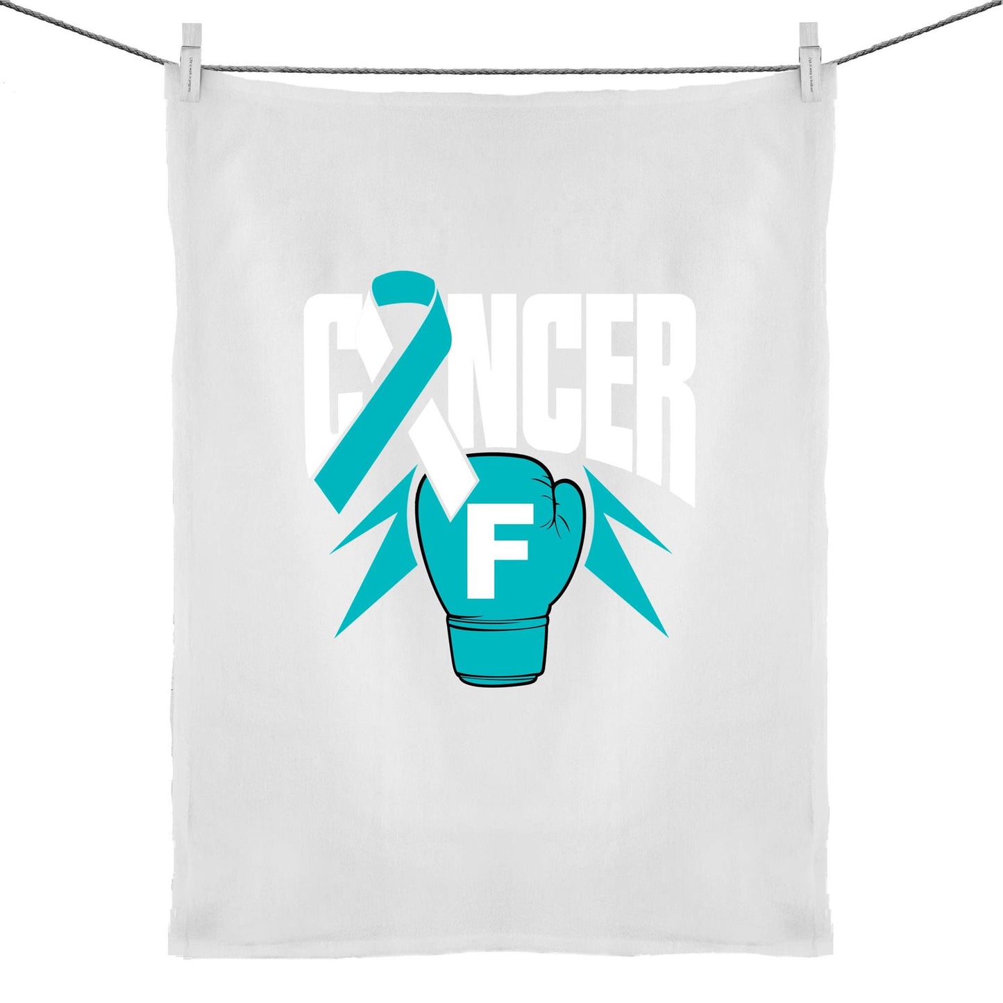 Cervical Cancer Tea Towel