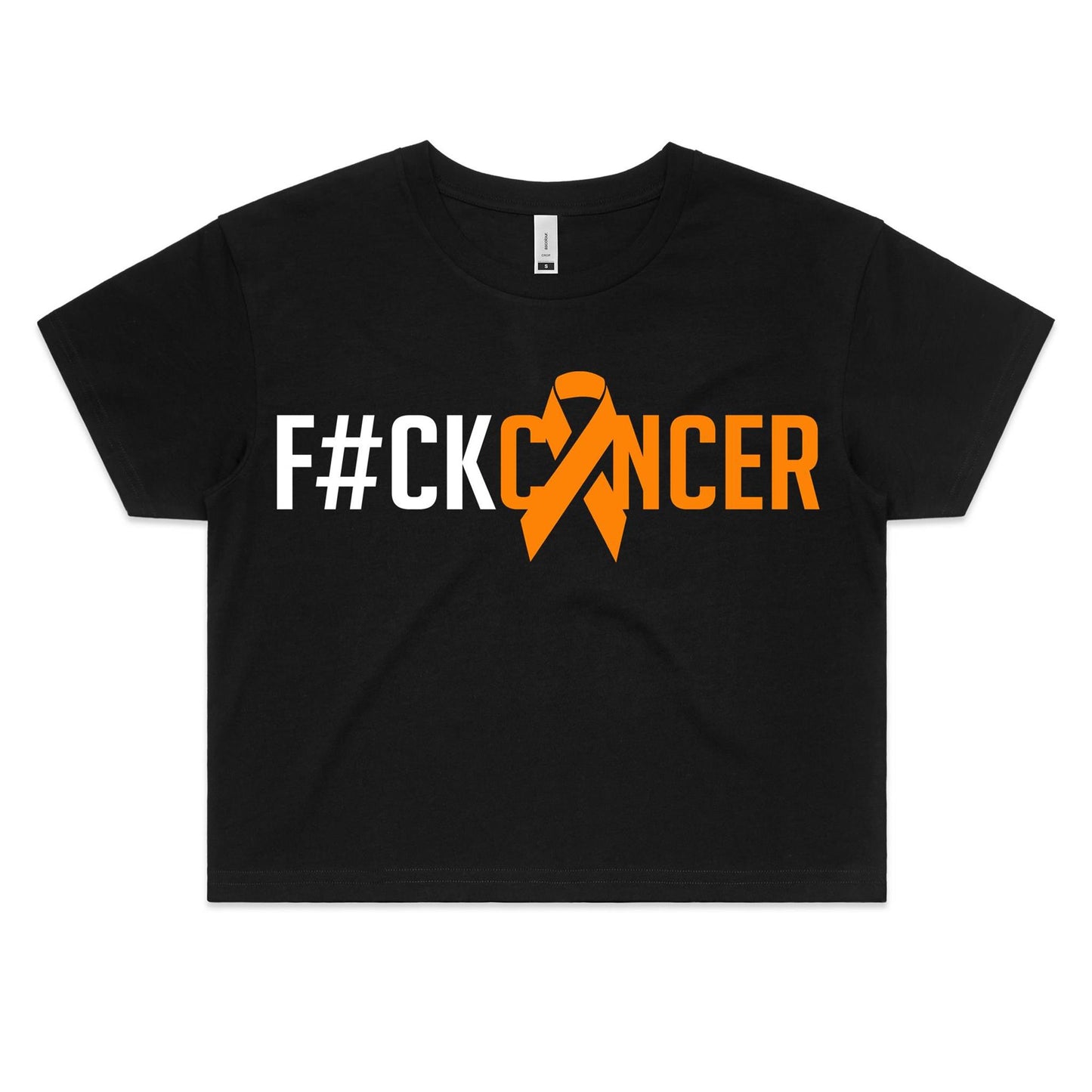 F#CK Leukaemia Womens Crop Tee