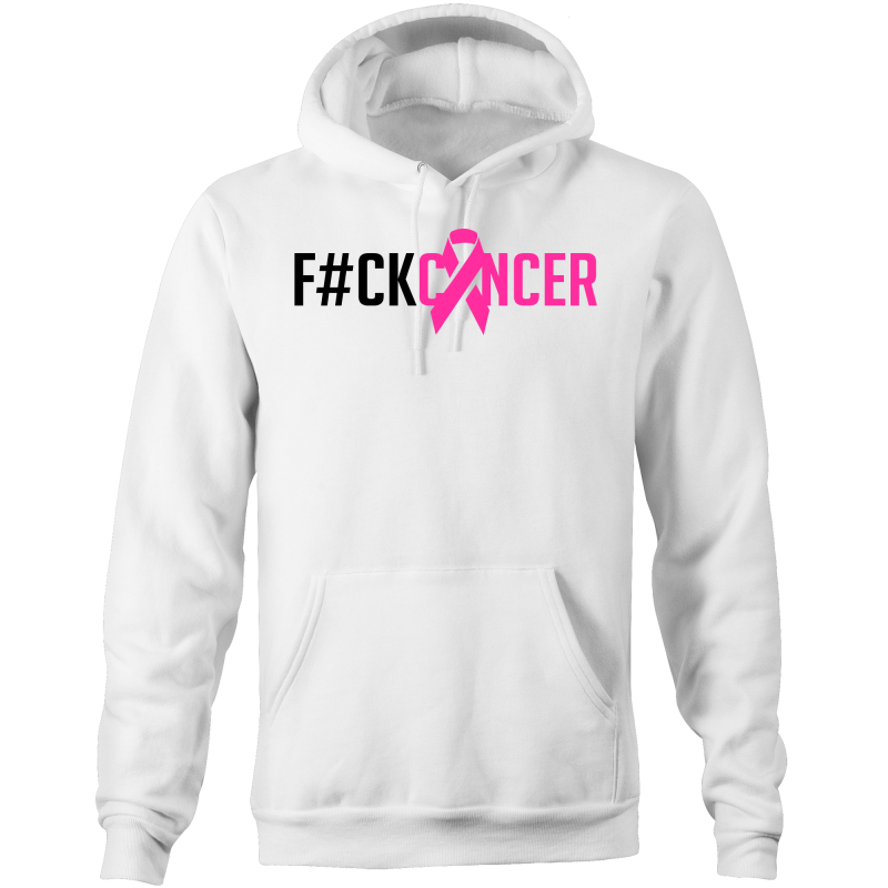 F#CK Breast Cancer Pocket Hoodie