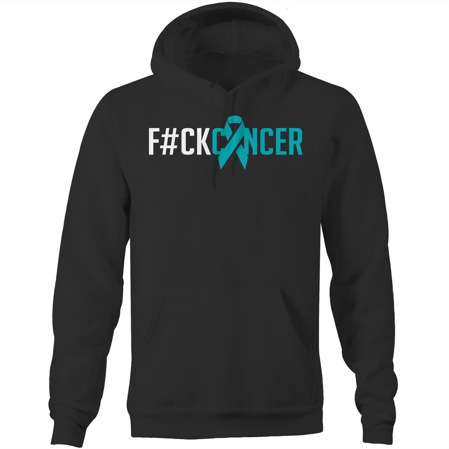 F#CK Ovarian Cancer Pocket Hoodie