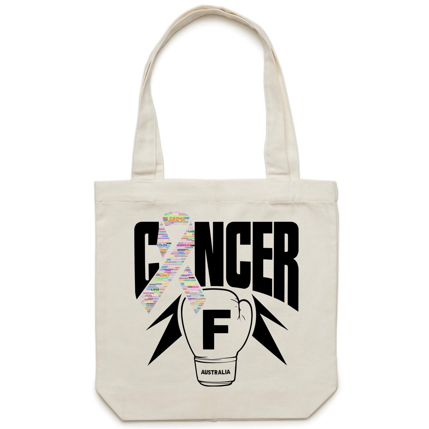 FCancerAus Canvas Tote Bag