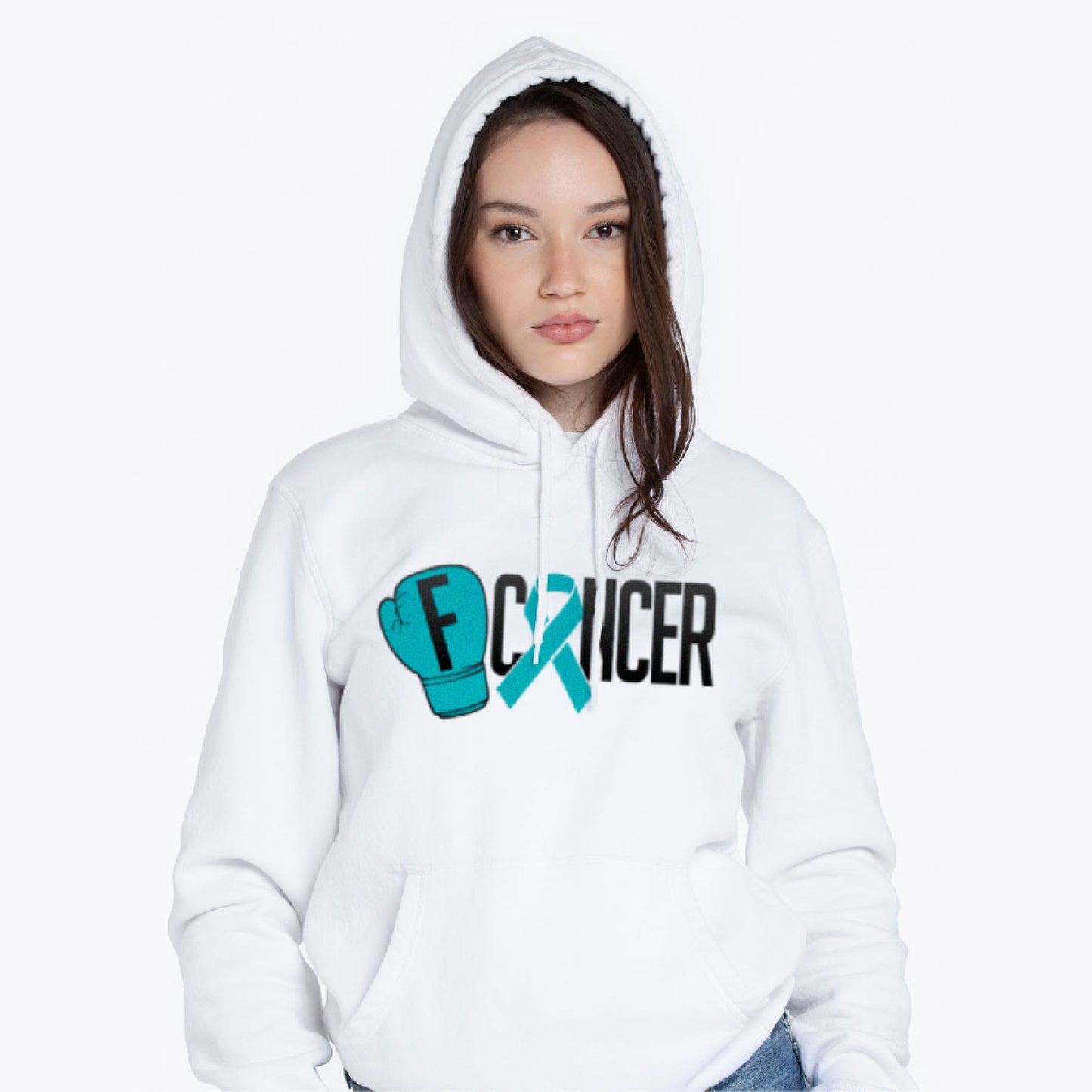 Ovarian Cancer Pocket Hoodie