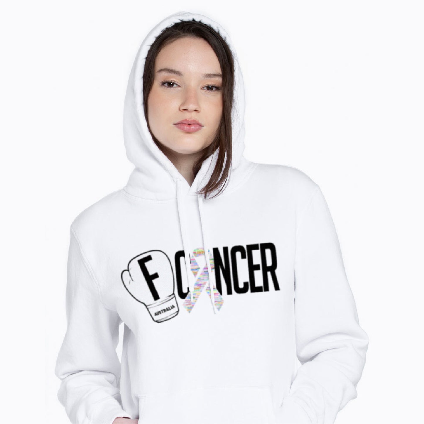 FCancerAus Pocket Hoodie