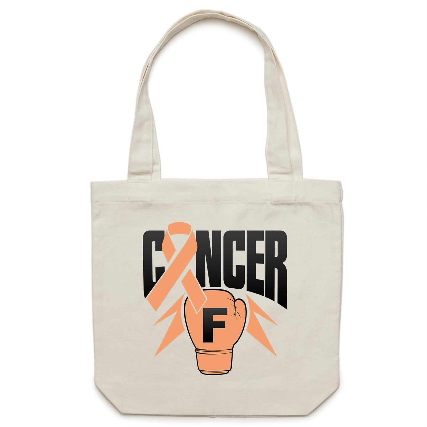 Uterine Cancer Canvas Tote Bag