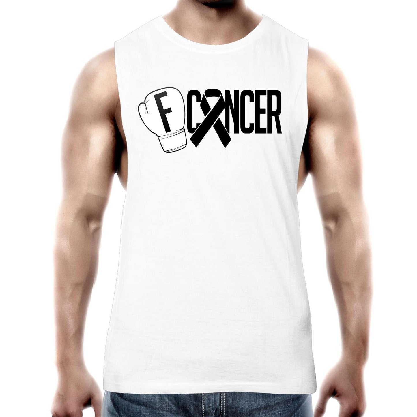 Melanoma Cancer Mens Tank Top Tee