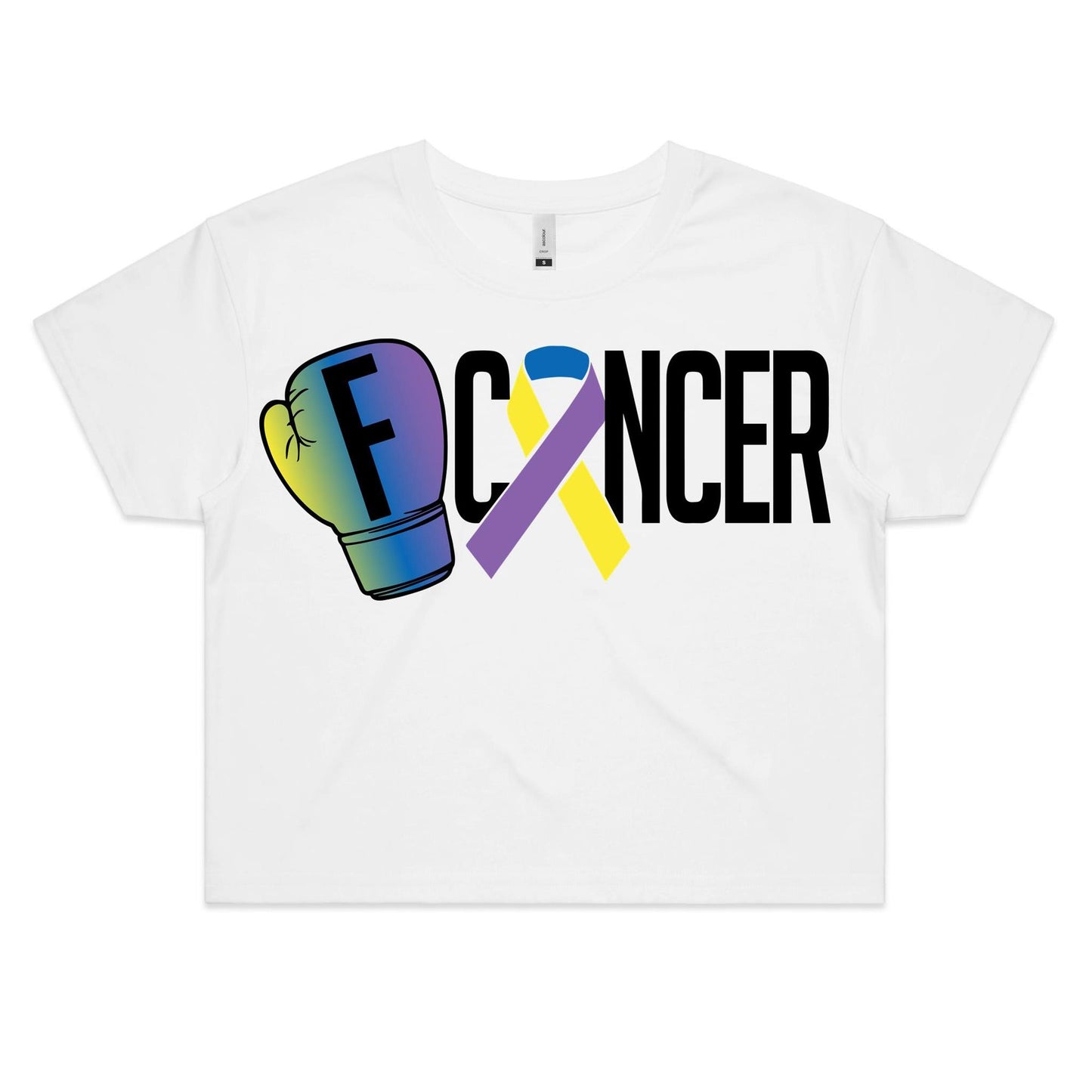 Bladder Cancer Women's Crop Tee