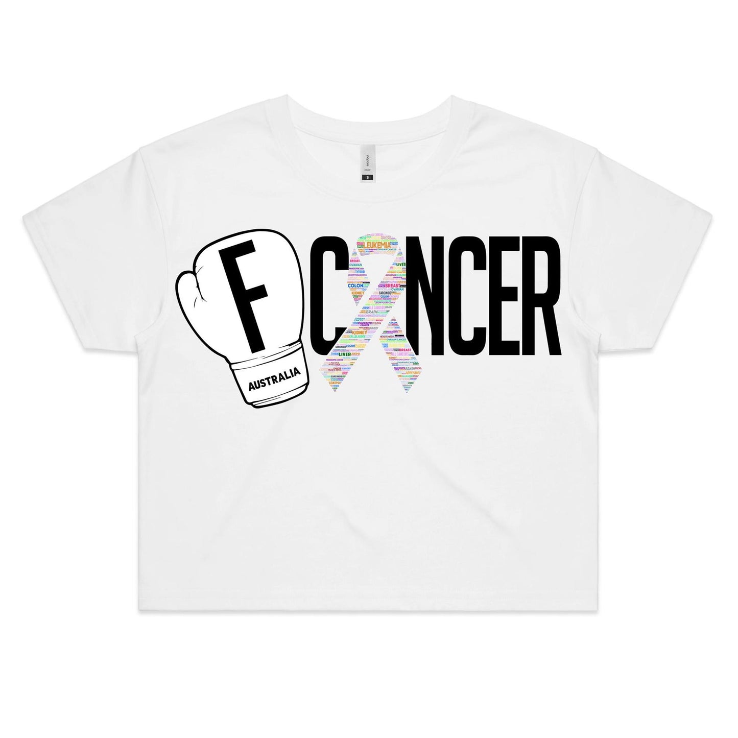 FCancerAus Women's Crop Tee