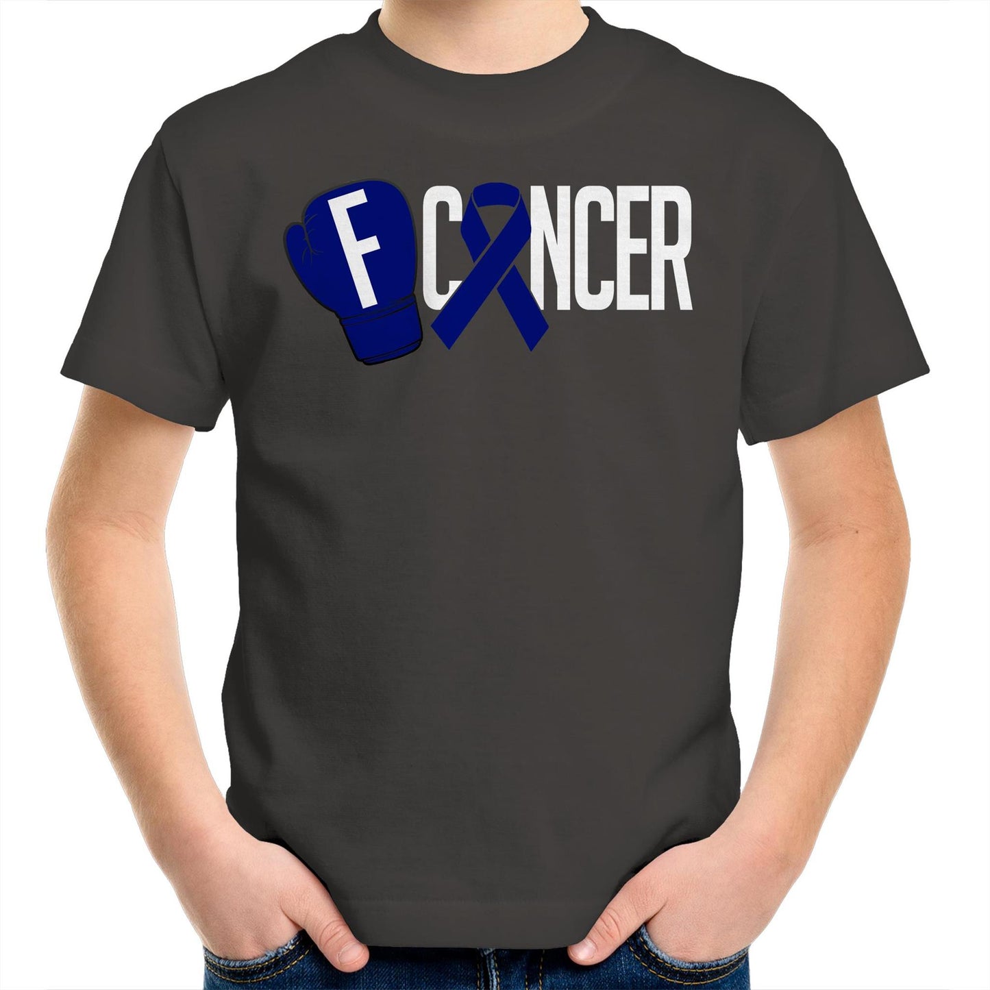 Bowel Cancer Kids Youth Crew T-Shirt