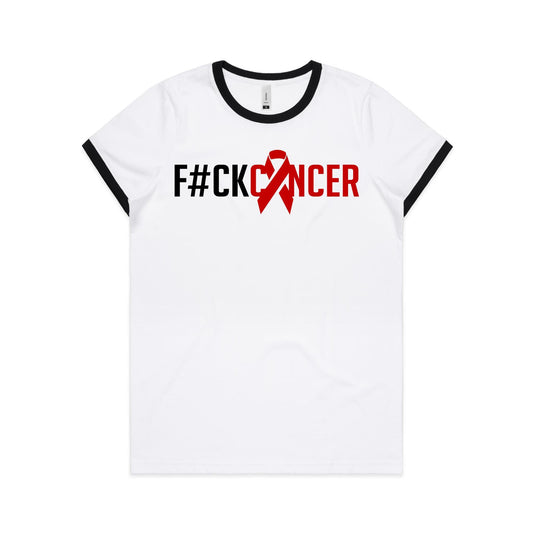 Limited edition Women's F CANCER Tee