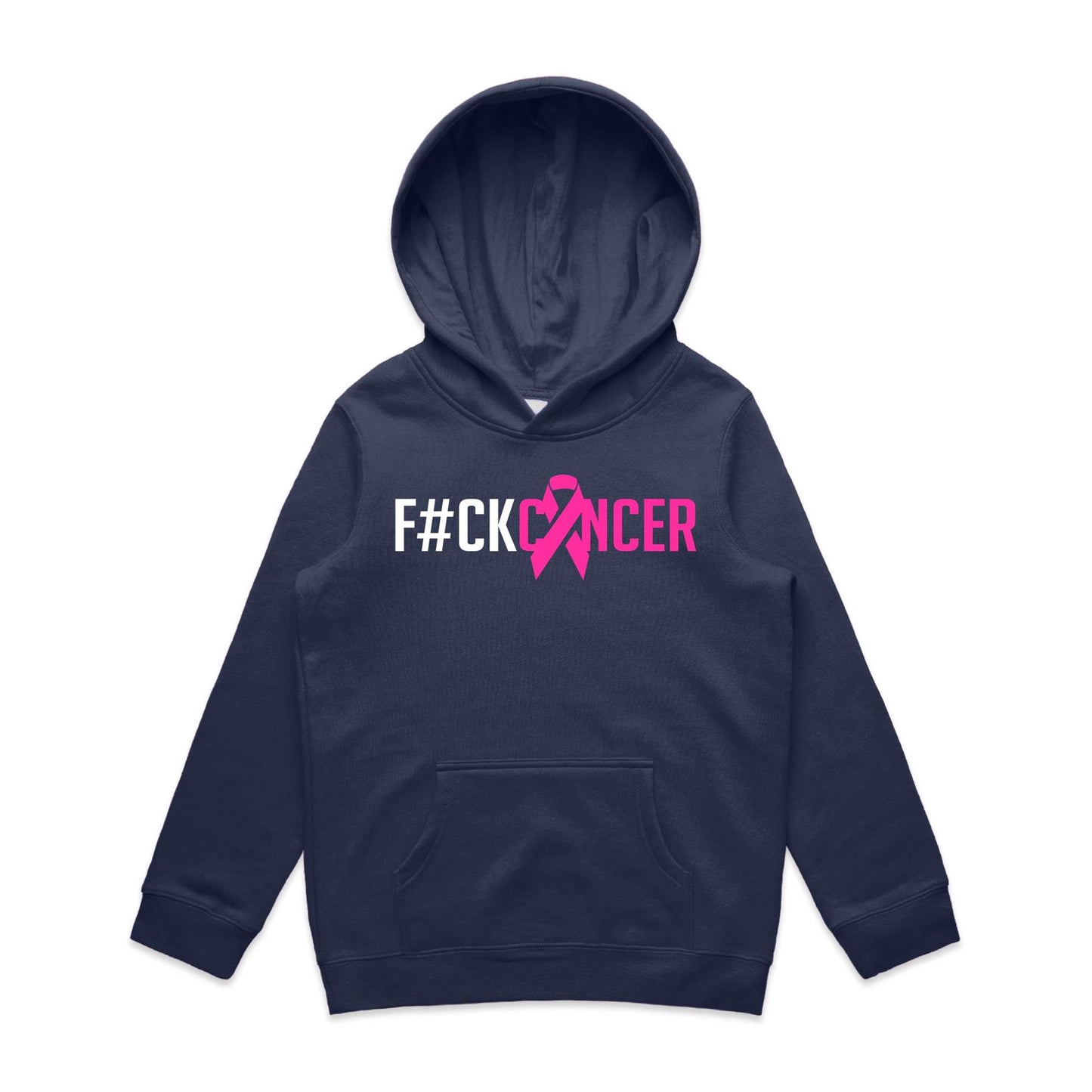 F#CK Breast Cancer - Youth Hoodie