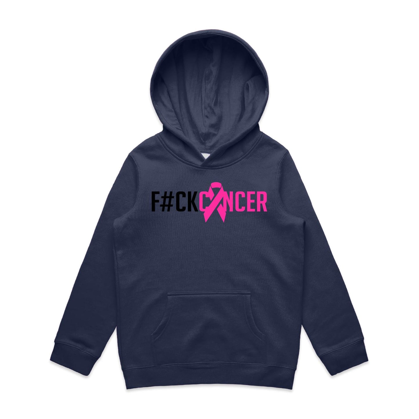 F#CK Breast Cancer - Youth Hoodie