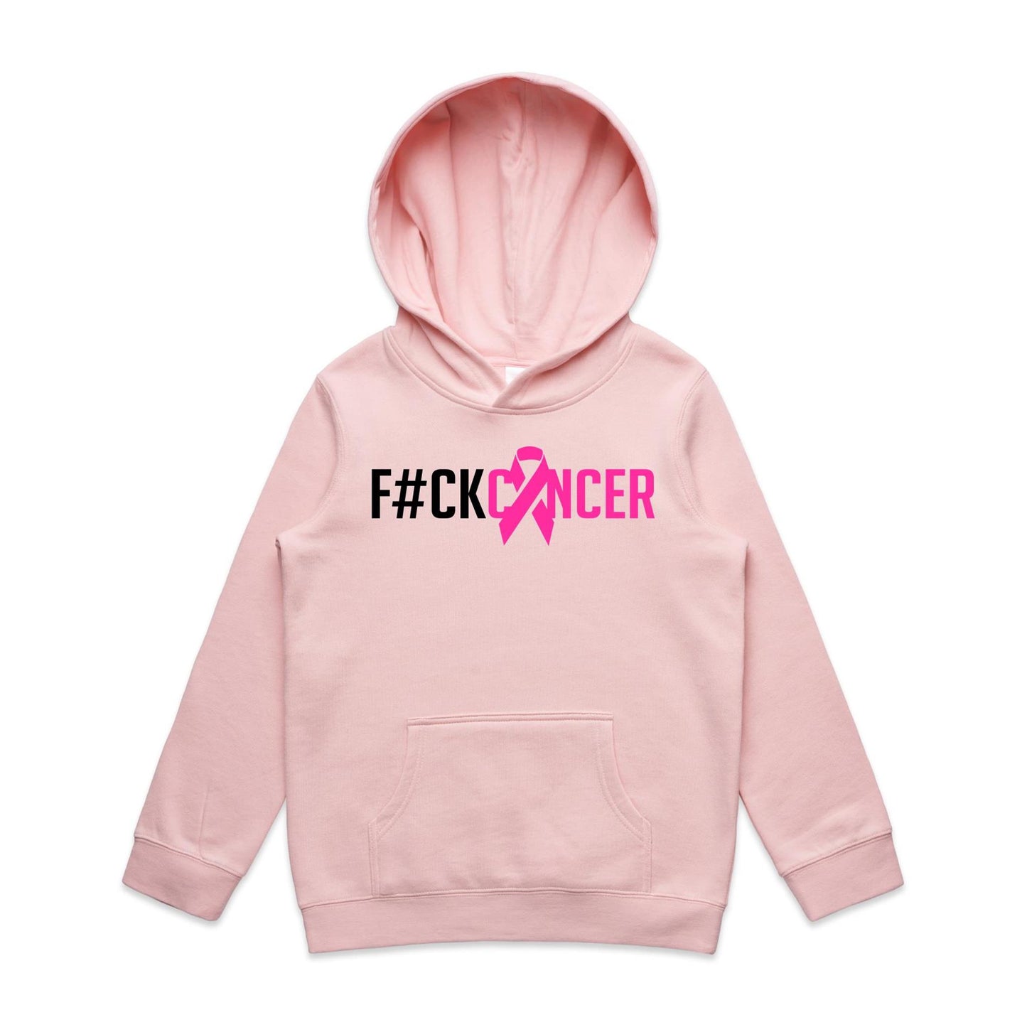 F#CK Breast Cancer - Youth Hoodie