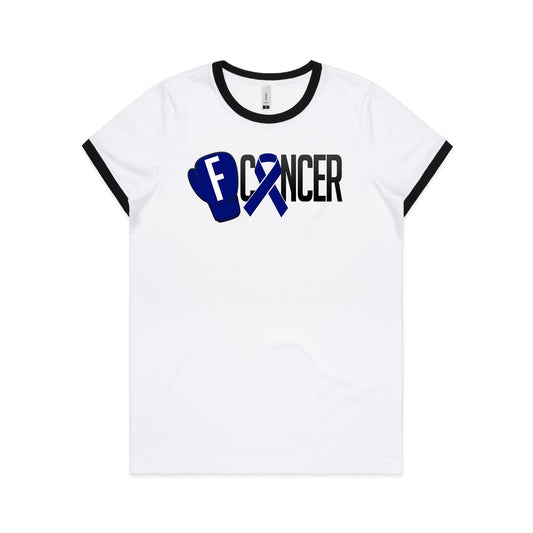 Limited edition Women's F Bowel Cancer Tee
