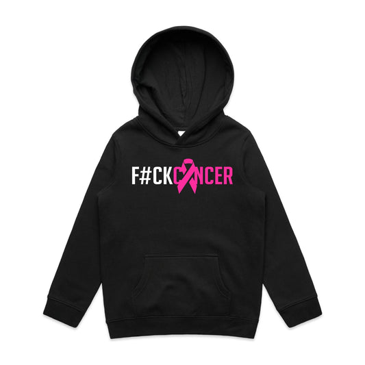 F#CK Breast Cancer - Youth Hoodie