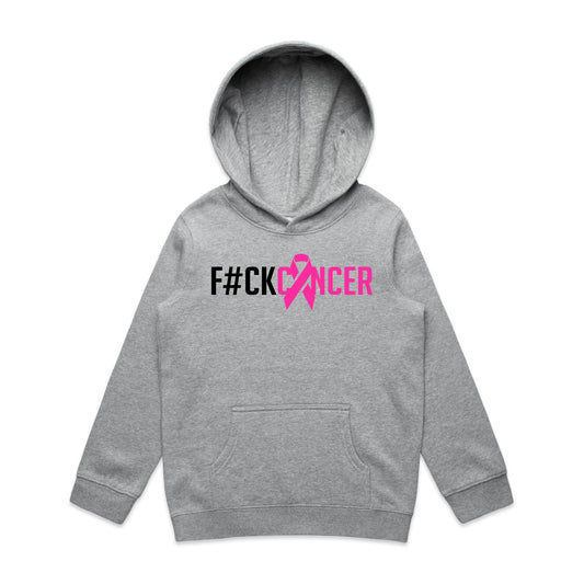 F#CK Breast Cancer - Youth Hoodie