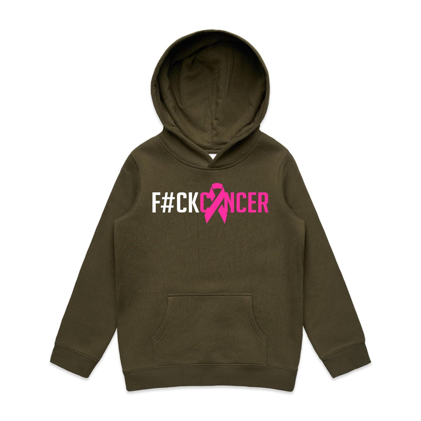 F#CK Breast Cancer - Youth Hoodie