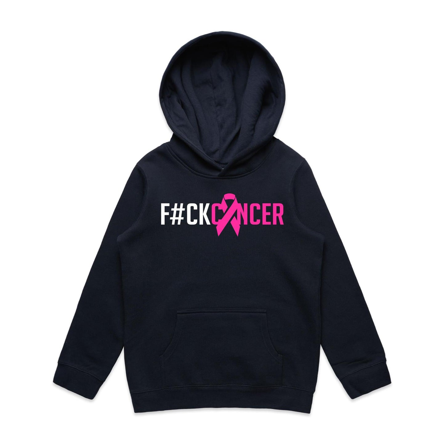 F#CK Breast Cancer - Youth Hoodie