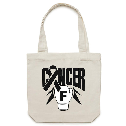 Melanoma Cancer Canvas Tote Bag