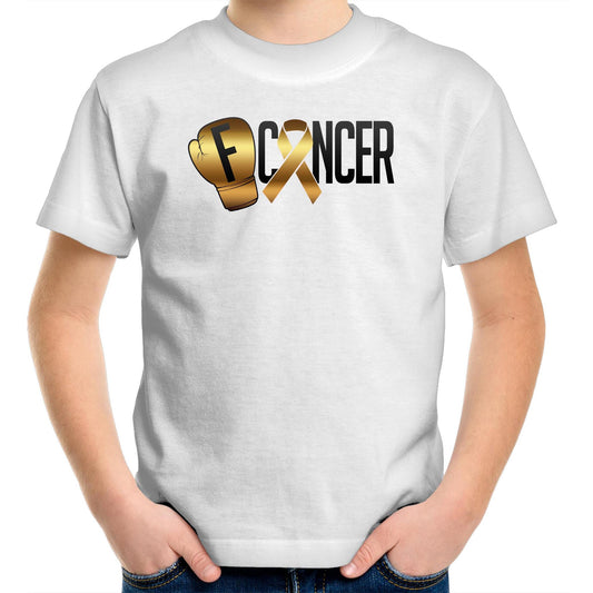 Childhood Cancer Kids Youth Crew T-Shirt