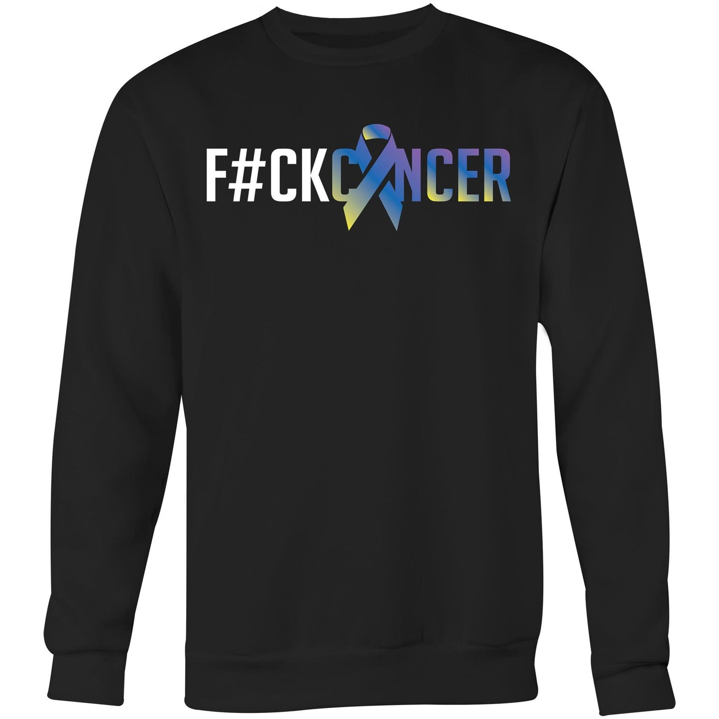 F#CK Bladder Cancer Crew Sweatshirt