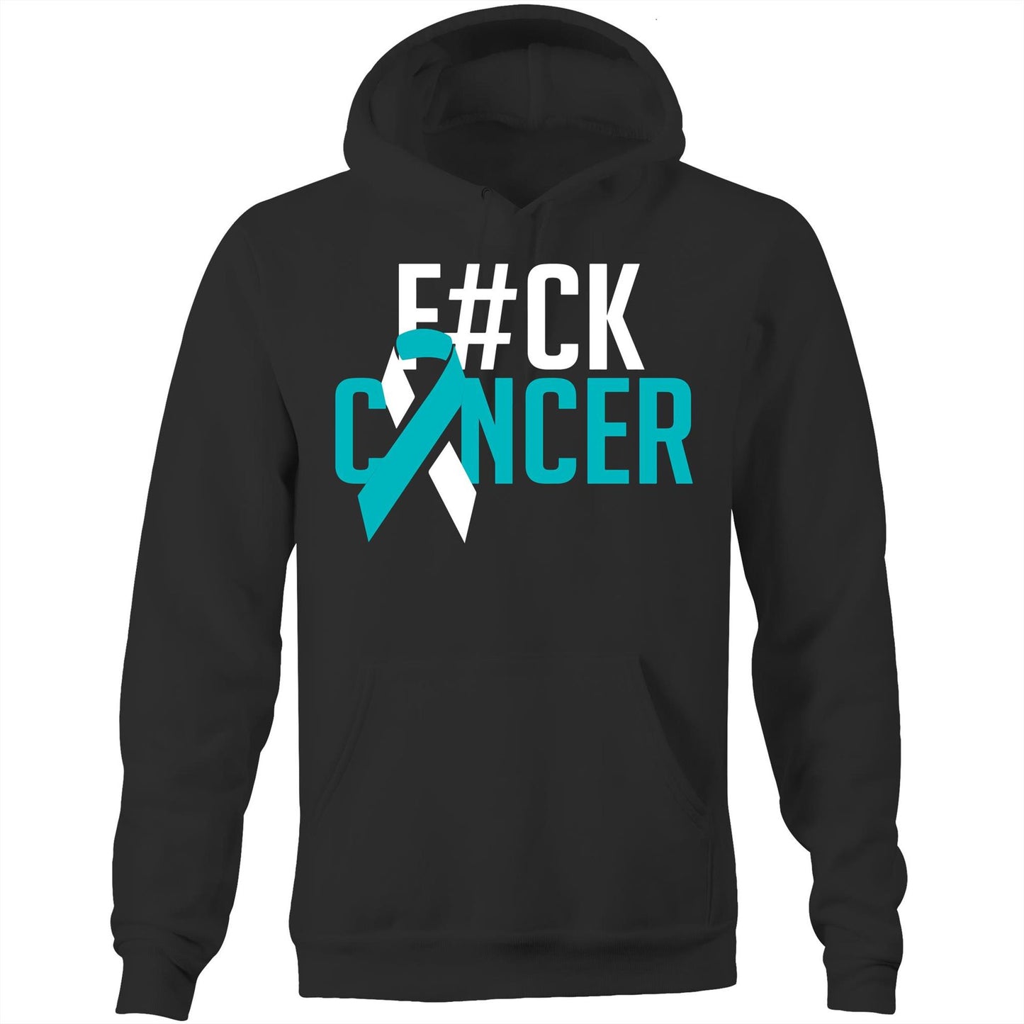 F#CK Cervical Cancer Pocket Hoodie