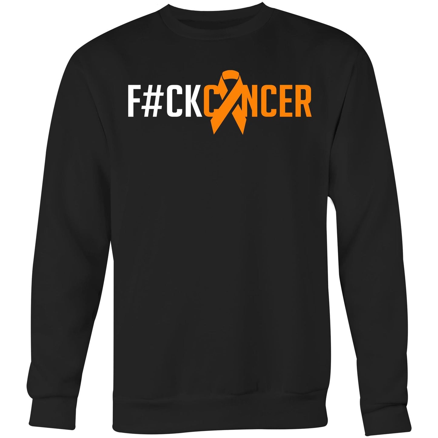 F#CK Leukaemia Cancer Crew Sweatshirt