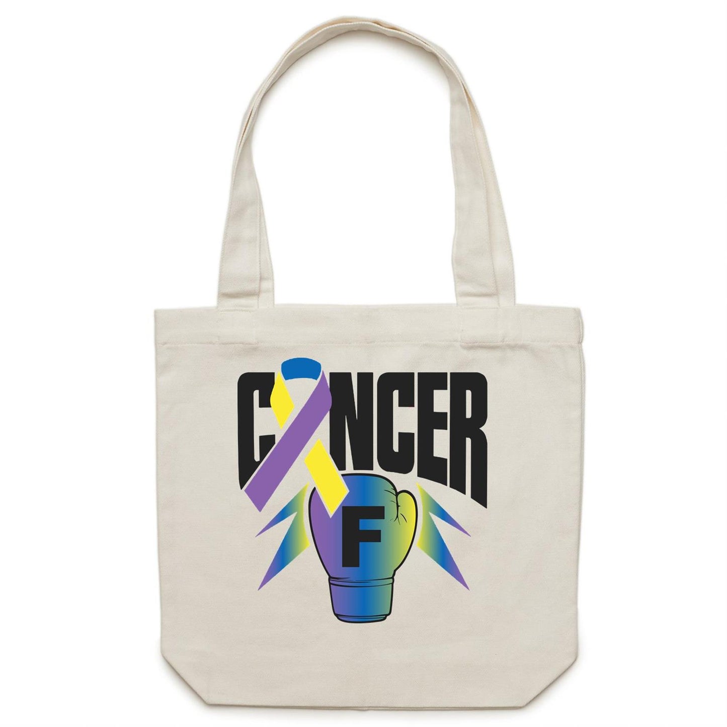 Bladder Cancer Canvas Tote Bag