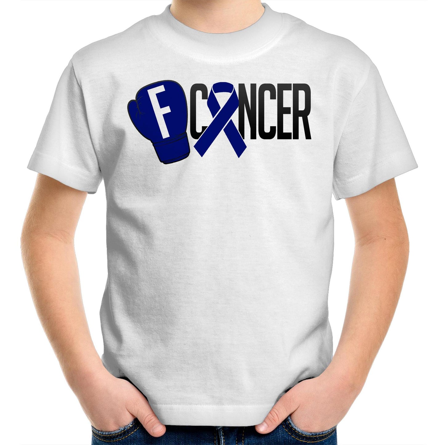 Bowel Cancer Kids Youth Crew T-Shirt