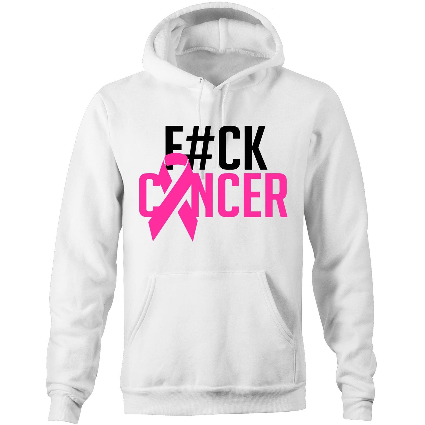 F#CK Breast Cancer Pocket Hoodie (Alt-Print)