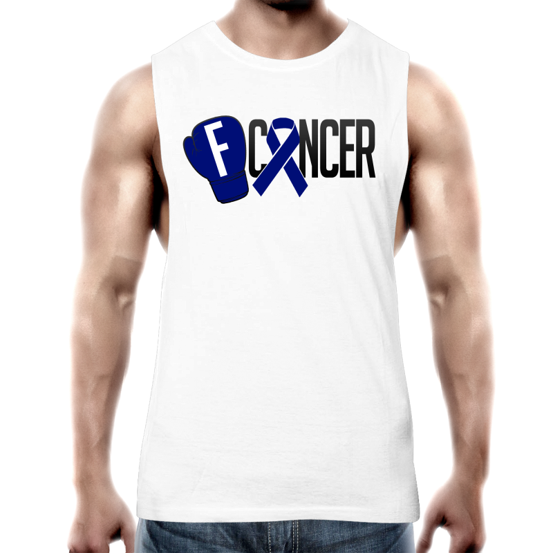 Bowel Cancer Mens Tank Top Tee