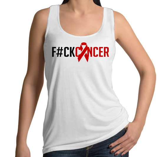 F#CK Cancer Womens Tank Top